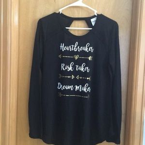 💸2/$20 Sale💸  Black Log Sleeve TShirt